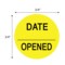 Nevs Date _ Opened Label 3/4 circle DFW-0028 - alternate 2